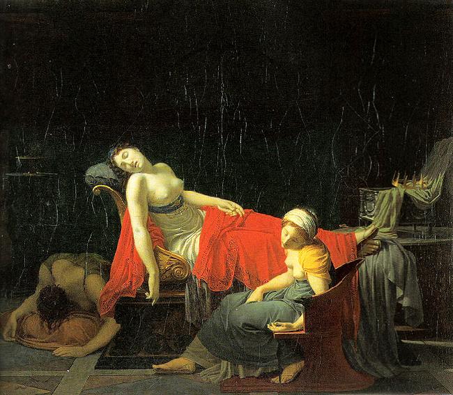Julius Adam Der Tod der Kleopatra von Jean-Baptiste Regnault Spain oil painting art